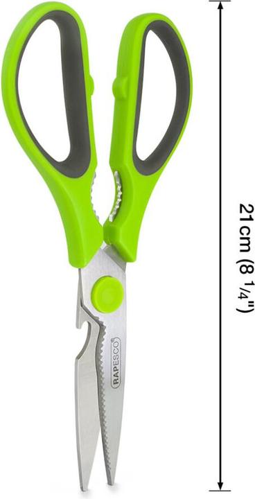 Actual product image Rapesco Mehrzweck Küchenschere 21 cm, Edelstahl, Universal (21 cm)