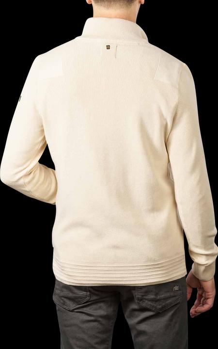 Produktbild Pme Legend Half Zip Pullover Cotton Knit Bone White (3XL)