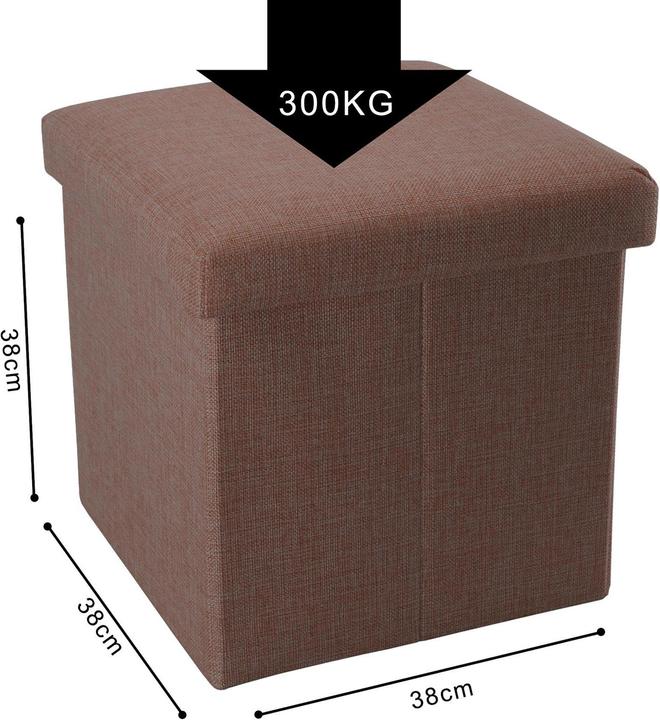 Actual product image Intirilife Seat Cube BERNSTEIN BROWN