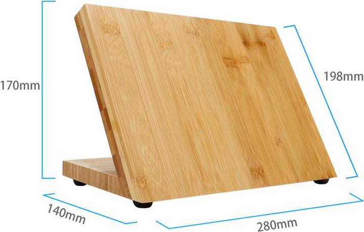 Image du produit Intirilife Planche à découper magnétique en MARRON