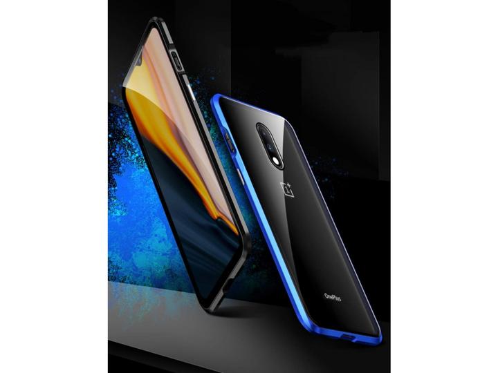 Actual product image G-Case OnePlus 7 Aluminium Magnetic Glass Case Cover (OnePlus 7)