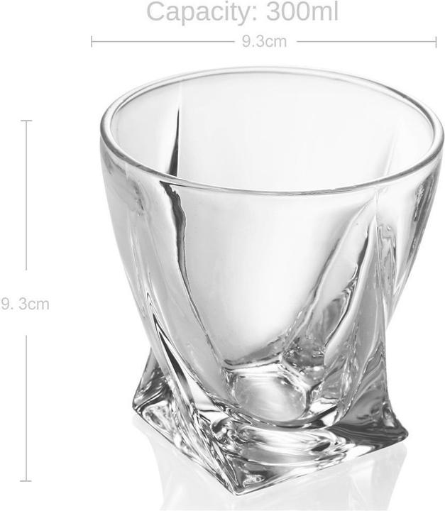 Actual product image Intirilife 2x Whisky Glass 'TWISTED (2 x, Whisky glass)