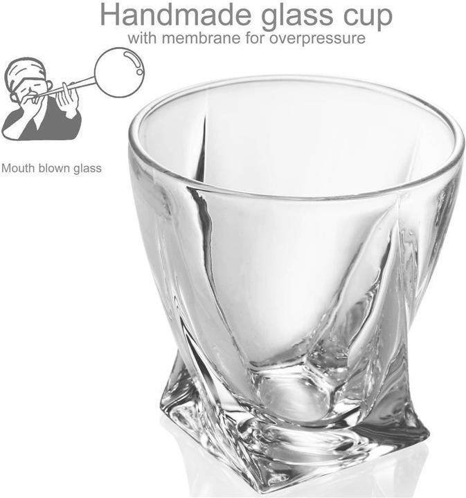 Actual product image Intirilife 2x Whisky Glass 'TWISTED (2 x, Whisky glass)