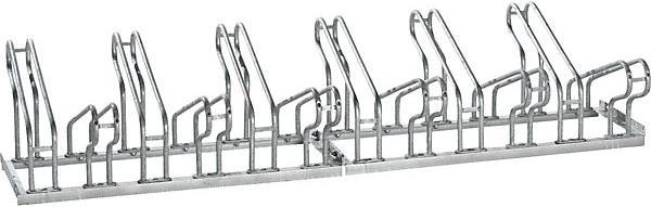 Produktbild eurokraft pro Fahrradständer, Bügel aus 18 mm Stahlrohr
