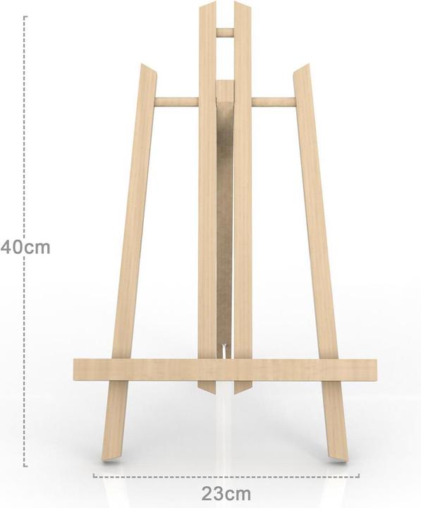 Produktbild Intirilife Tischstaffelei aus Holz 23 x 40 cm