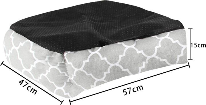 Actual product image Intirilife Fluffy Pet Bed Size 57 x 47 cm (Cat, Dog)