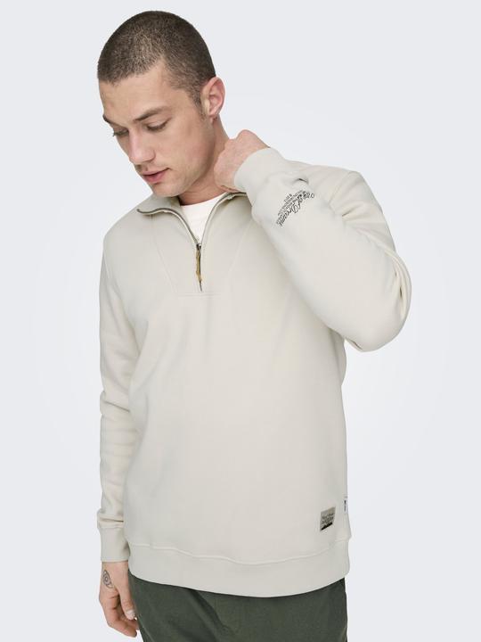 Actual product image Only & Sons Regular fit High neck sweatshirt Sweatshirt (L)