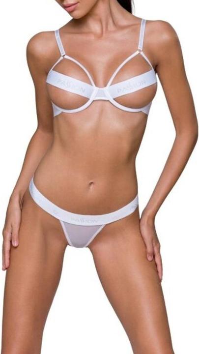 Actual product image Passion Ouvert bra plus semi-transparent thong (S/M)