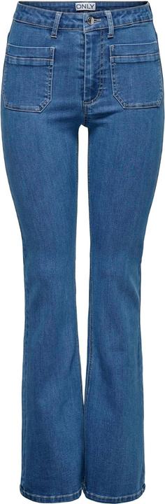 Produktbild Only ONLWAUW Hohe Taille Ausgestellt Jeans Flared fit jeans (30)