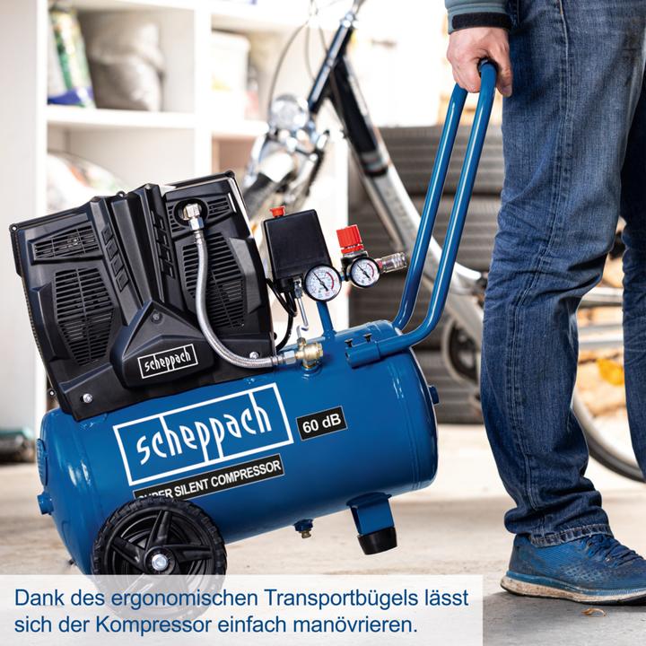 Actual product image Scheppach HC25si compressor (8 bar, 24 l)