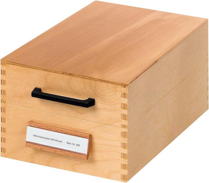 Produktbild Han Holz-Karteikasten (A7, Quer)