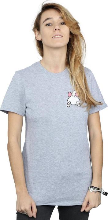 Immagine prodotto Disney Aristocats Marie Backside Breast Print Maglietta Ampia Donna (S)