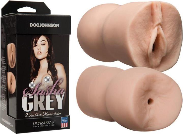 Actual product image Doc Johnson Sasha Grey - ULTRASKYN - 2 Fuckhole Masturbator