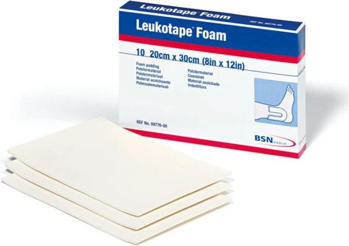 BSN Leukotape® Foam 30 x 20 x 0.4 10 Stk weiss (0.30 m)