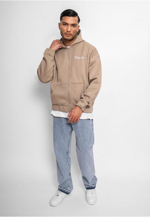 Actual product image Dropsize Super Heavy Oversize Blank Zip Hoodie - 124661 (XS)