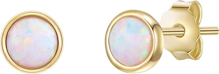 Produktbild Glanzstücke München Damen Sterling Silber Opal (synth.) gelbgold - 28347 (Sterling Silber)