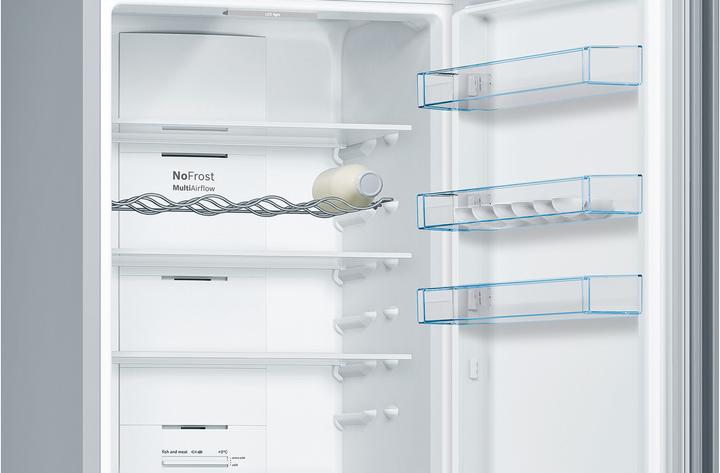 Image du produit Bosch Hausgeräte Bosch 4 Series KGN392LDC Réfrigérateur-congélateur en pose libre 368 L D Acier inoxydable (368 l)