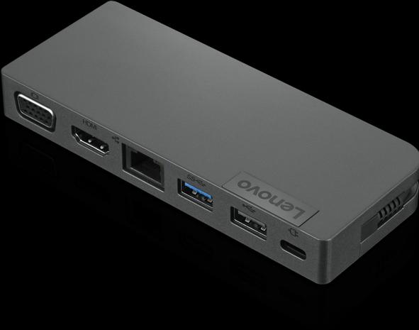 Productafbeelding Lenovo Travel Hub (USB-C, 8 Havens)
