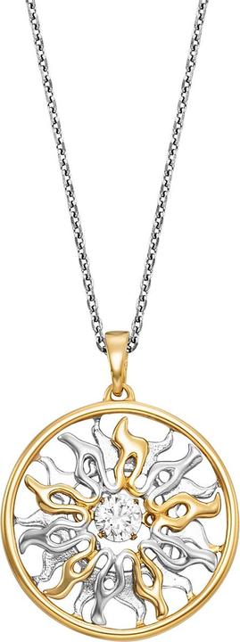 Produktbild Julie Julsen Dancing Stone Sonne Halskette (Silber 925, 46 cm)