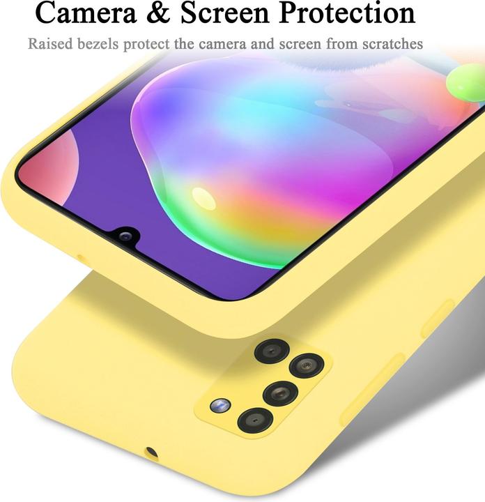 Actual product image Cadorabo TPU Liquid Silicone Case Cover (Samsung Galaxy A31)