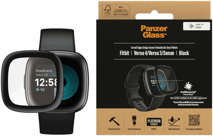 Produktbild PanzerGlass Displayschutz Fitbit Versa 3/4 und Sense