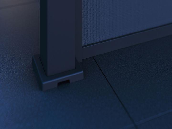 Immagine prodotto Weide Tenda parasole elettrica per salice Pergola elettrica | antracite (248.50 cm, 9 cm)