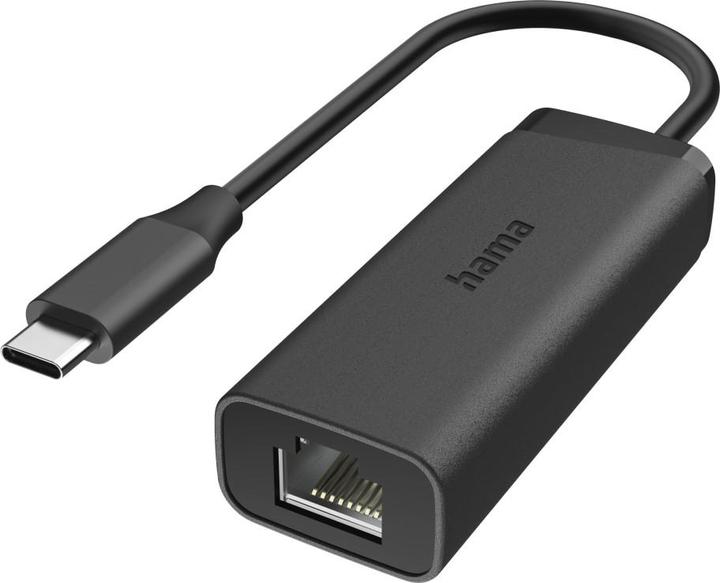 Hama Netzwerk-Adapter, USB-C-Stecker - LAN/Ethernet-Buchse, 2,5 Gigabit Ethernet