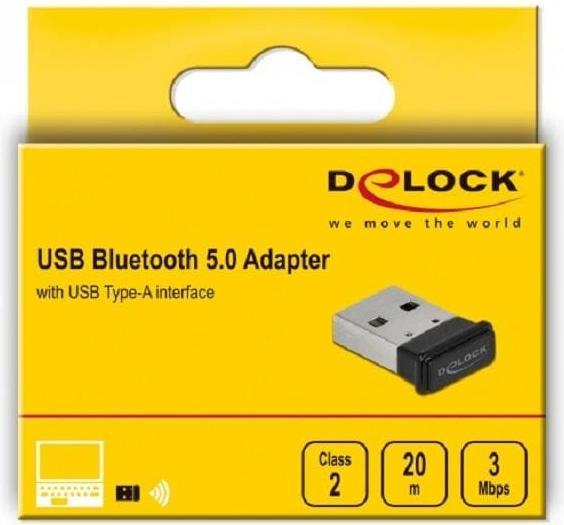 Actual product image Delock USB Bluetooth 5.0 (Transmitter & Receiver)