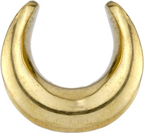 Actual product image Star Piercing Saddle gold plated (Brass)