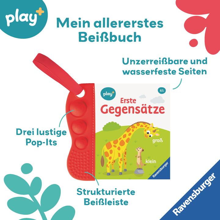 Actual product image Ravensburger play+ flip&pop: First opposites (German)