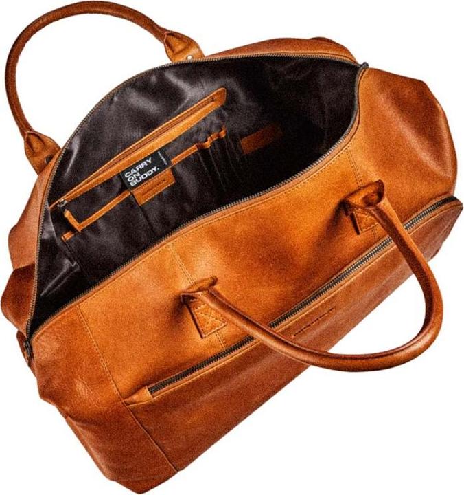 Actual product image Maverick leather weekendtas