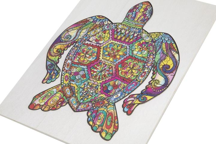 Produktbild Grafix Holzpuzzle Schildkröte 130 Teile FSC (130 Teile)