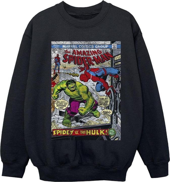 SpiderMan VS Hulk Cover Sweatshirt Mädchen