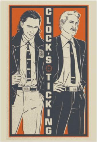 Produktbild Disney Postkarte Loki/Möbius