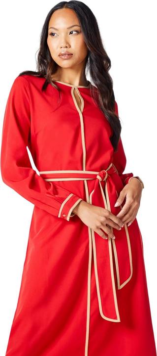 Actual product image Principles Womens/Ladies Premium Contrast Piping Belt Midi Dress (36 D)