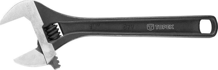 Image du produit Topex reguliuojamas švediškas veržliaraktis 300 mm plieninė rankena (35D558) (46 mm)