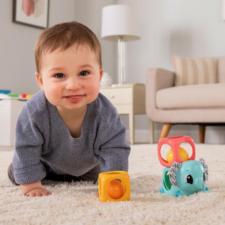 Actual product image Tomy Lamaze - Stack Rattle & Roll Blocks - (827464)