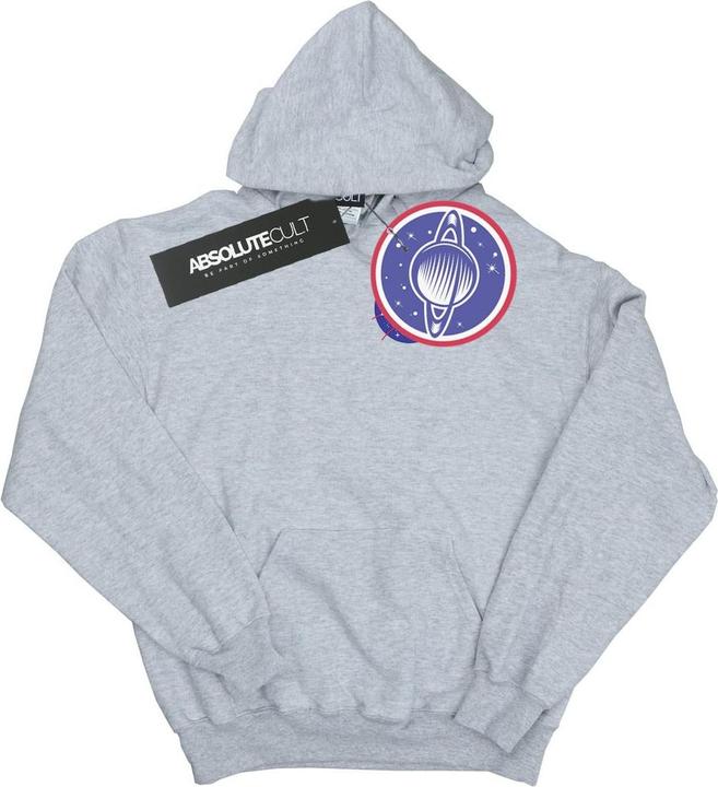 Immagine prodotto Nasa Classic Insignia Chest Logo Felpa con Cappuccio Ragazze (140, 146)