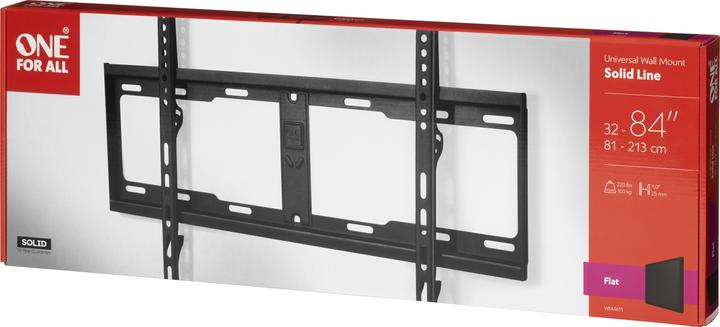 Actual product image One for All TV Bracket Solid Flat rate (Wall, 90", 100 kg)