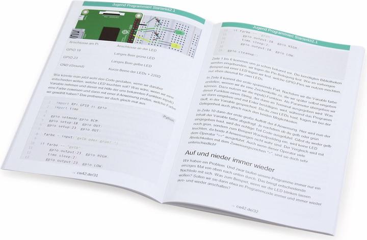 Nährwerte und Zutaten Coding World RASP JP STARTER2 - Raspberry Pi - Das Jugend Programmiert Starterkit 2