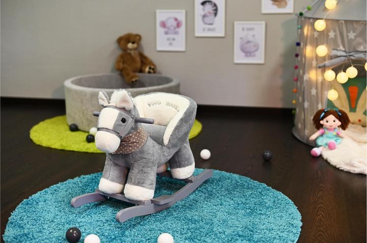 Image du produit Knorrtoys Animal à bascule "Cheval gris