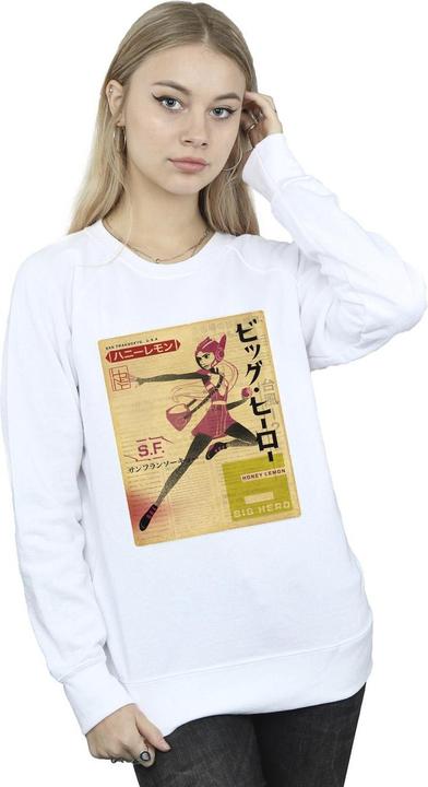 Produktbild Disney Big Hero 6 Baymax Honey Lemon Newspaper Sweatshirt (XXL)