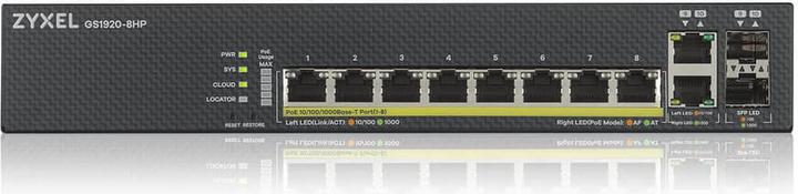 Actual product image Zyxel Nebula GS1920-8HPv2 (10 Ports)
