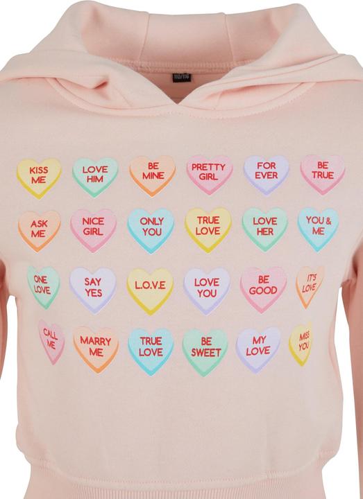 Produktbild Mister Tee Kids Sweet Heart Candy Cropped Hoody - 15607 (134)