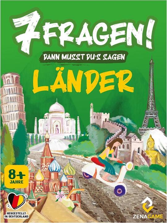 Actual product image Zenagame 7 questions! Countries (German)