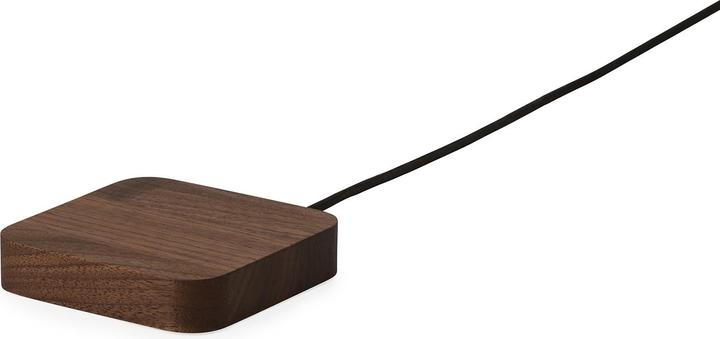 Actual product image Oakywood Charging Pad (OakyBlocks) - wooden wireless charger - color Walnut -