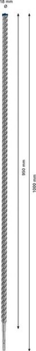 Productafbeelding Bosch Professional Zubehör Expert SDS plus-7X hamerboor, 18 x 950 x 1000 mm (18 mm)