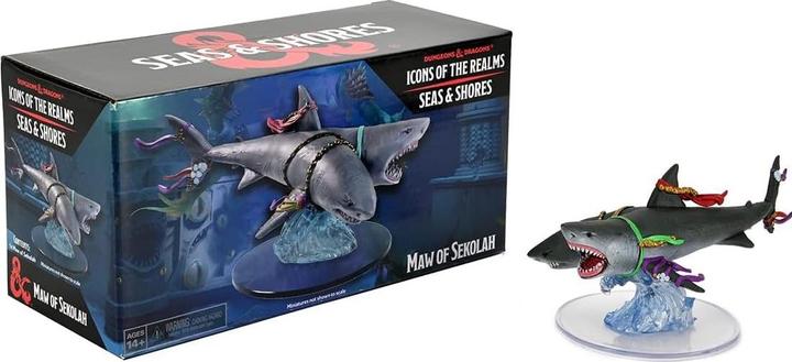 Actual product image Wizkids D&D Icons of the Realms miniature prépeinte Seas & Shores - Maw of Sekolah Boxed Figure (Set 29)