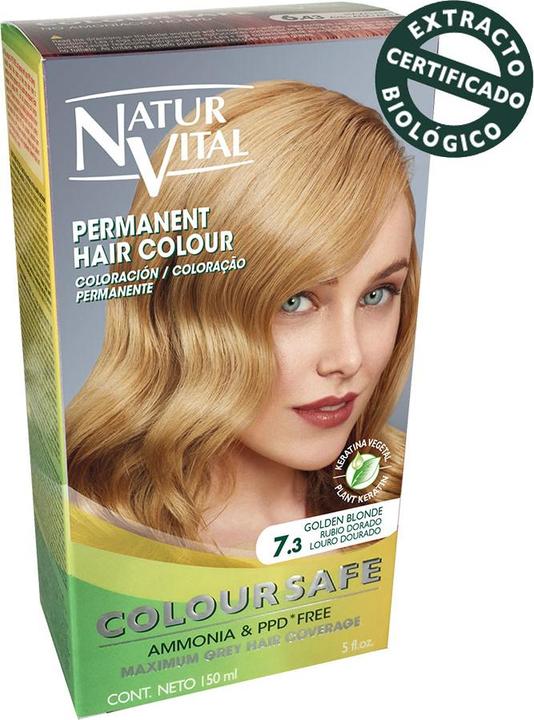 Produktbild Naturaleza Y Vida COLOURSAFE tinte permanente #7.3-rubio dorado 150 ml (7.3)