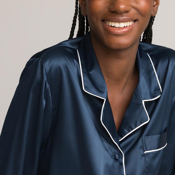 Produktbild La Redoute Collections Pyjama aus Satin (40)